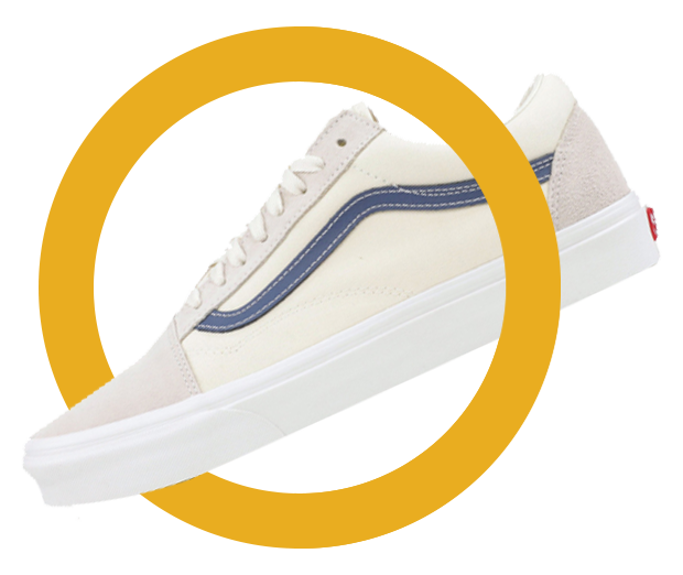 Giày Vans Old Skool sọc trắng